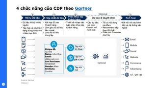 4 chức năng của CDP theo Gartner
 