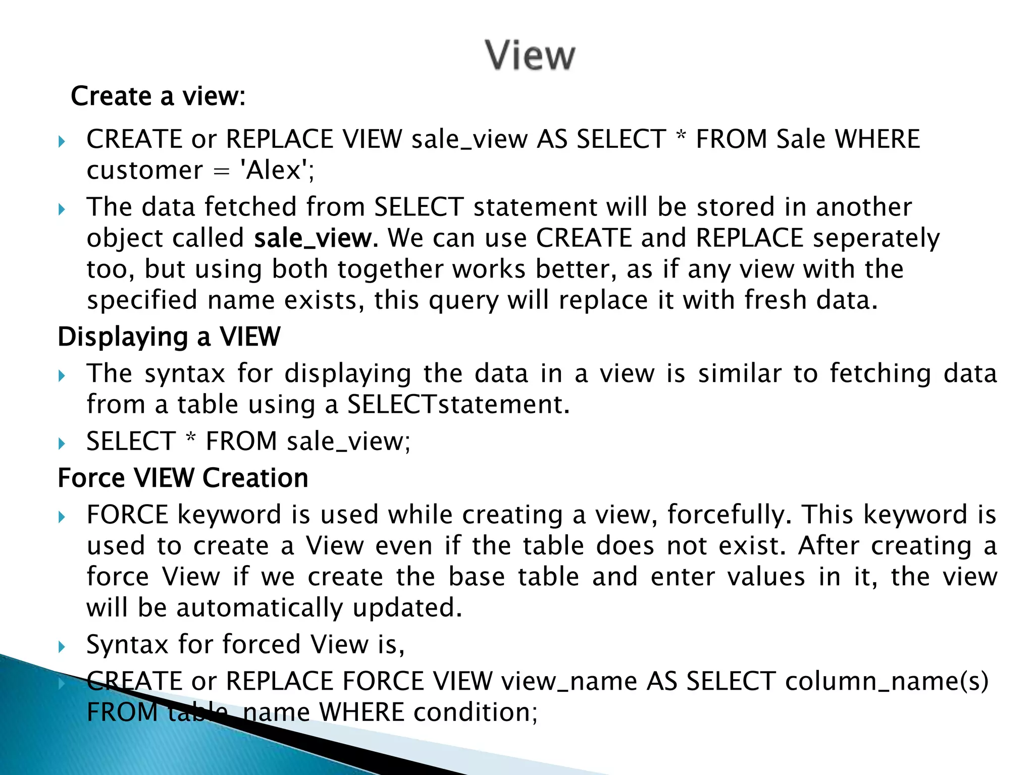 View | PPT