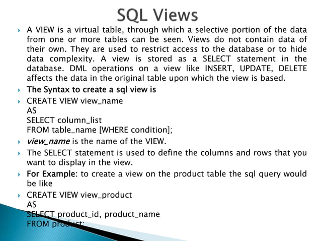 View | PPT