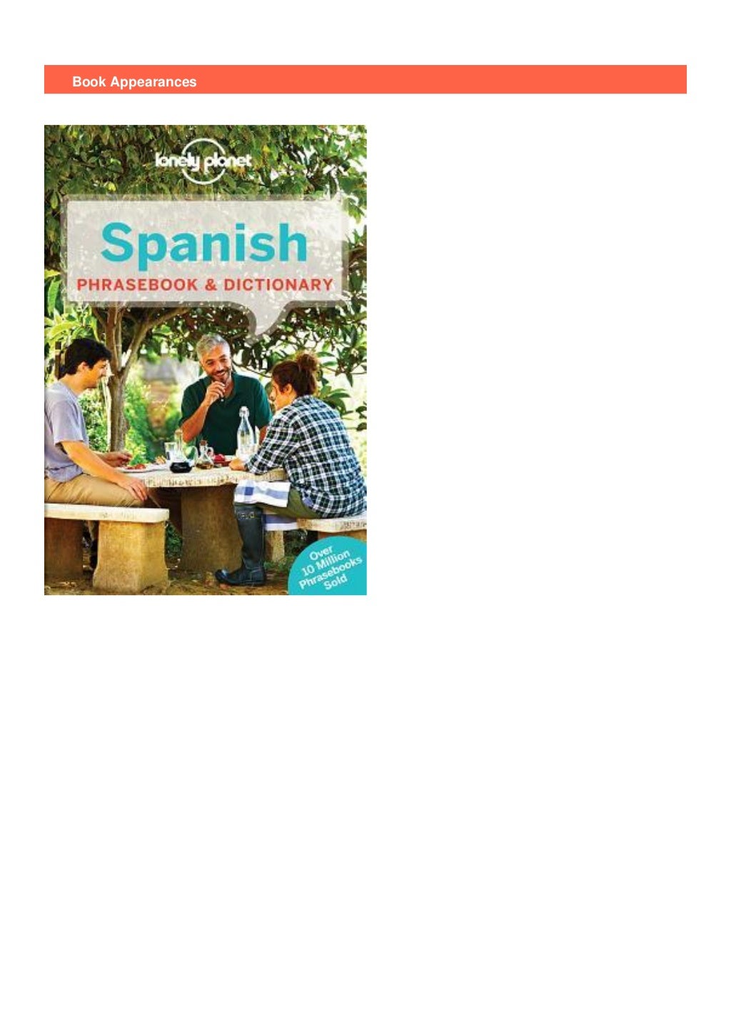 *View_pdf* Lonely Spanish Phrasebook Dictionary