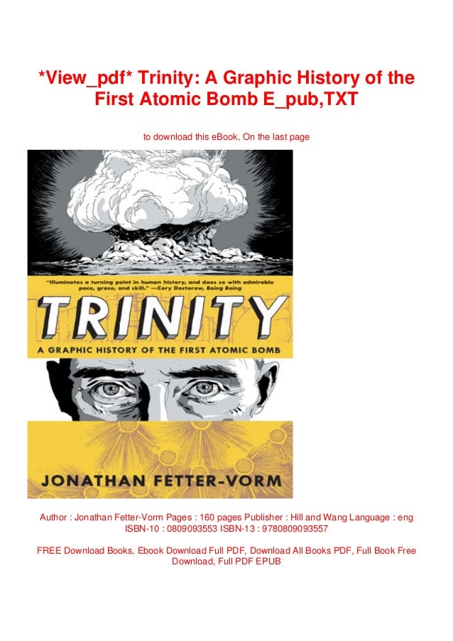A Graphic History of the First Atomic Bomb Trinity