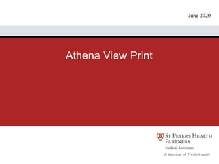 Athena View Print
June 2020
 