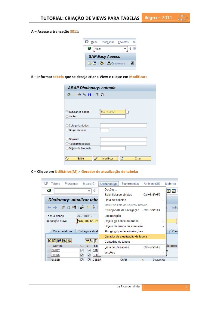 Views In Sap Abap With Example tigernowbot