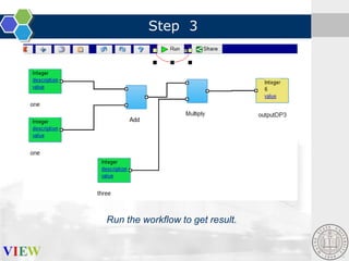 Step 3

Run the workflow to get result.

 