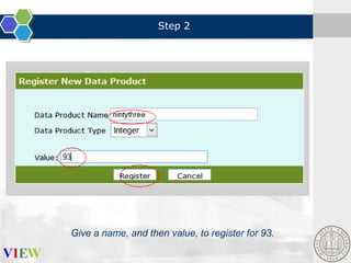 Step 2

Give a name, and then value, to register for 93.

 