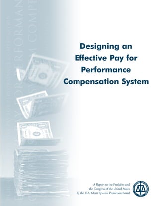Component Indesign Effective Pay For Performance Designing an effective pay for performance compensation pay | PDF