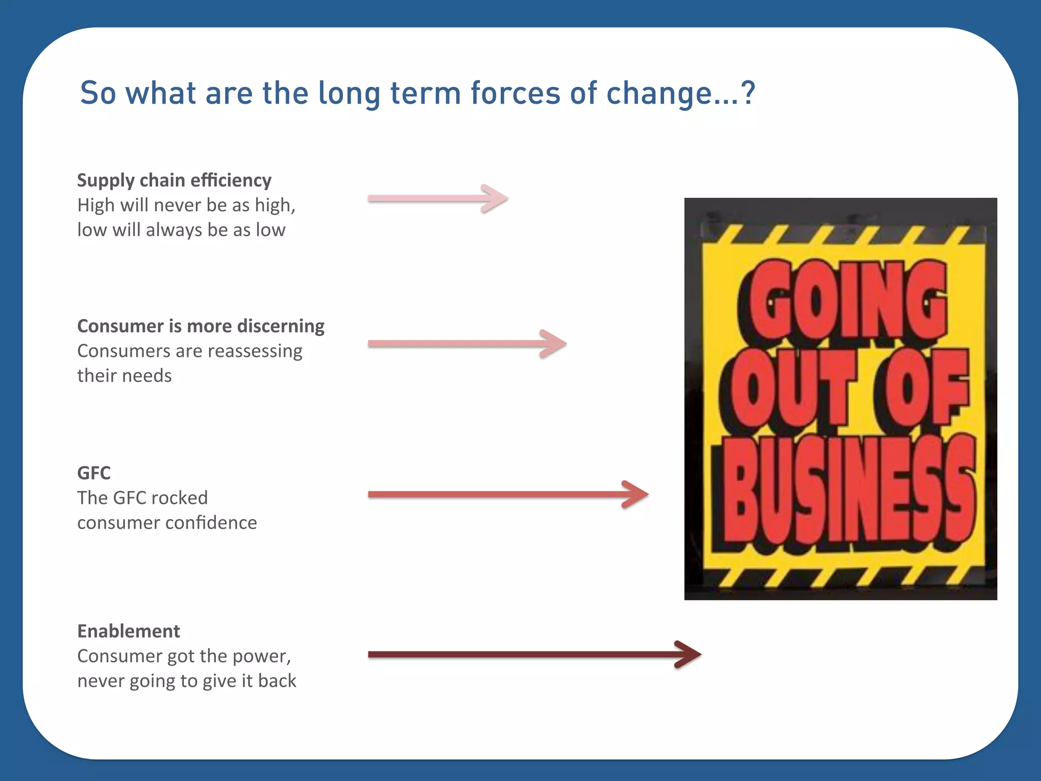 So what are the long term forces of change…?

!"##$%&'()*+&,-'*,+'%&
!"#$%&"''%()*)+%,)%-.%$"#$/%
'0&%&"''%-'&-1.%,)%-.%'0&%



./+0"1,2&*0&1/2,&3*0',2+*+4&
20(.34)+.%-+)%+)-..).."(#%
5$)"+%())6.%



56.&
7$)%892%+0:;)6%
:0(.34)+%:0(<6)(:)%




7+)8$,1,+9&
20(.34)+%#05%5$)%=0&)+/%
()*)+%#0"(#%50%#"*)%"5%,-:;%
 