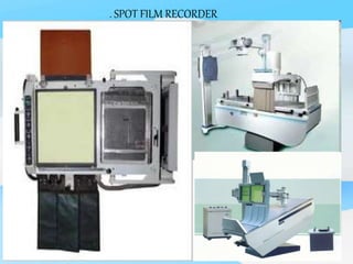 . SPOT FILM RECORDER
 