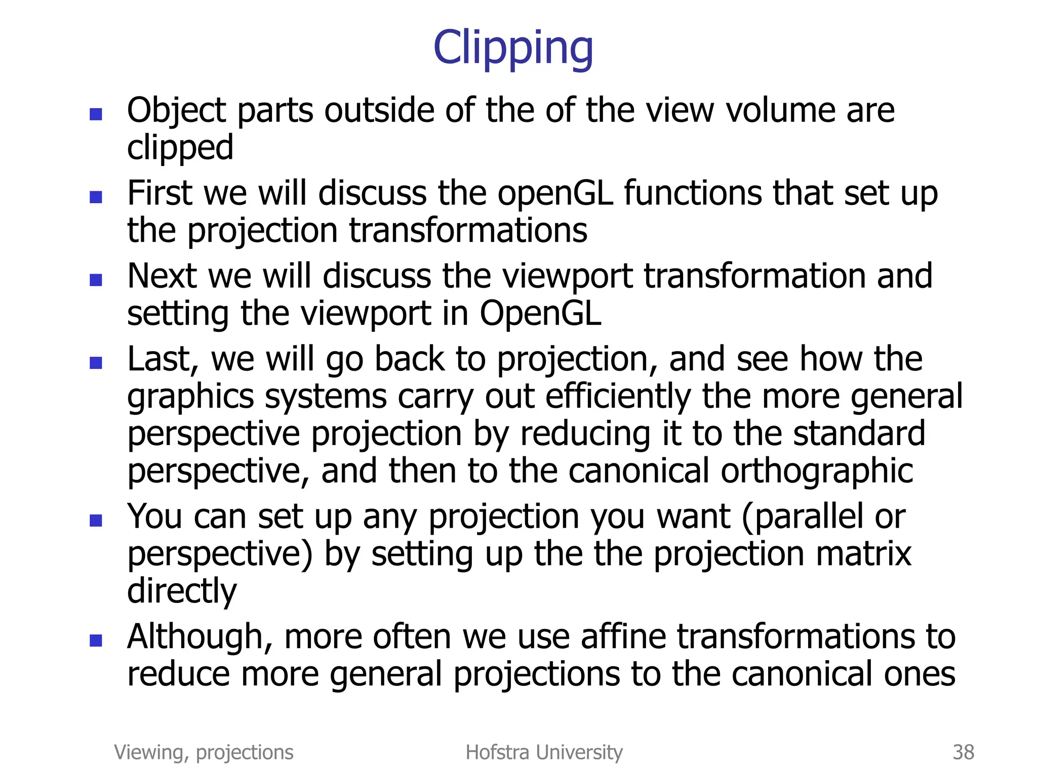 viewing-projection powerpoint cmputer graphics | PPT