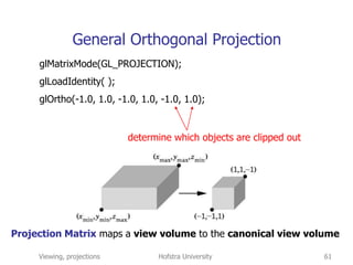 viewing-projection powerpoint cmputer graphics | PPT