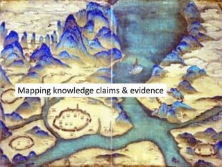 Mapping knowledge claims & evidence
 