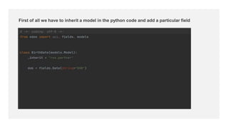 View Inheritance in Odoo 15 | PPT
