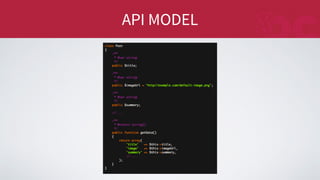 API MODEL
 