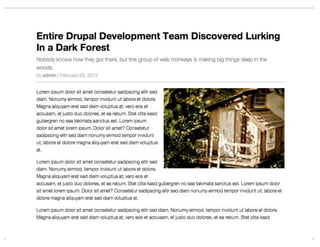 View Modes (DrupalCon Denver 2012)