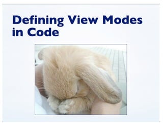 View Modes (DrupalCon Denver 2012)