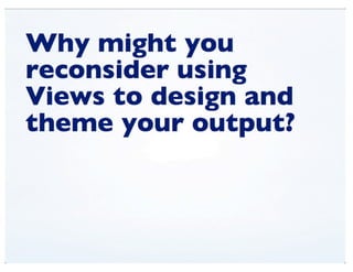 View Modes (DrupalCon Denver 2012)