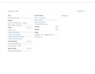 View Modes (DrupalCon Denver 2012)