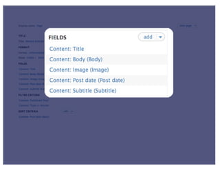 View Modes (DrupalCon Denver 2012)