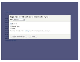 View Modes (DrupalCon Denver 2012)