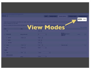 View Modes (DrupalCon Denver 2012)