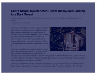 View Modes (DrupalCon Denver 2012)