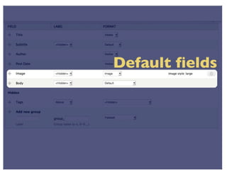 View Modes (DrupalCon Denver 2012)