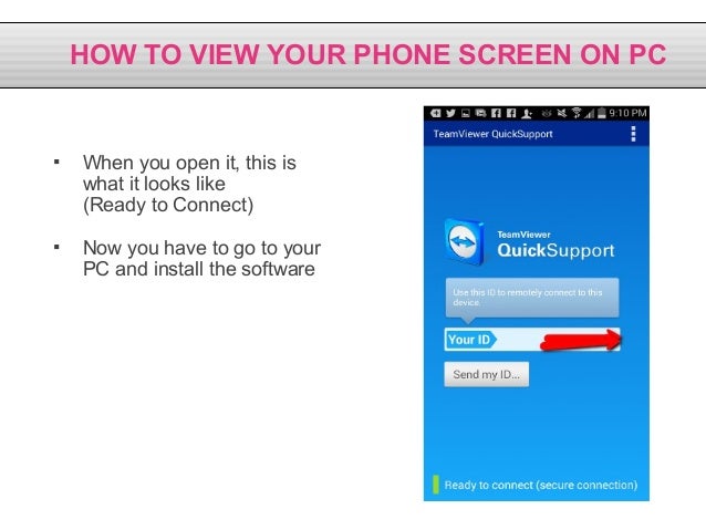 view phone screen on pc | How To Display Phone Screen on PC