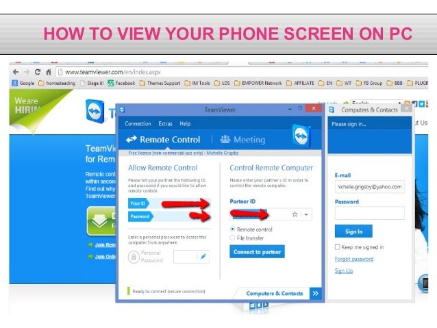 view phone screen on pc | How To Display Phone Screen on PC