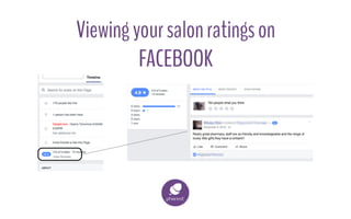 Viewing Salon Ratings On Facebook, Phorest & Google