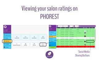 Viewing Salon Ratings On Facebook, Phorest & Google
