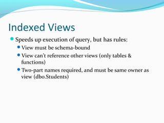 SQL Server Views | PPT