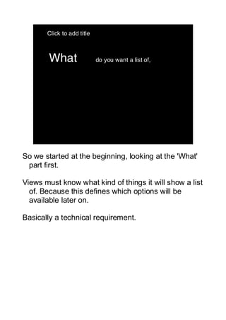 Views 2 UI design process