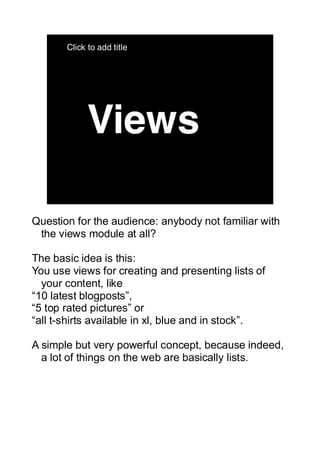 Views 2 UI design process