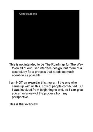 Views 2 UI design process