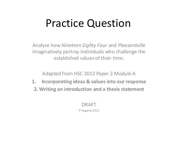 Pleasantville belonging essay