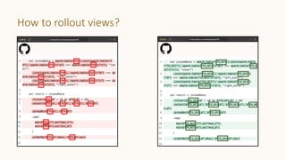 How to rollout views?
 