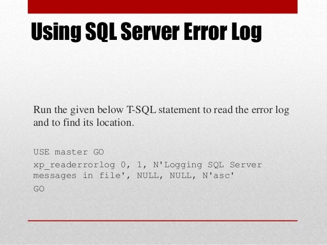 Check Sql Server Error Log Size With A Policy Blog Dbi Services