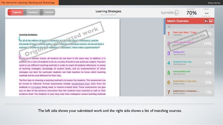 turnitin originality report
