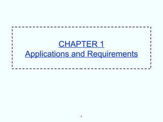 CHAPTER 1
Applications and Requirements




              1
 