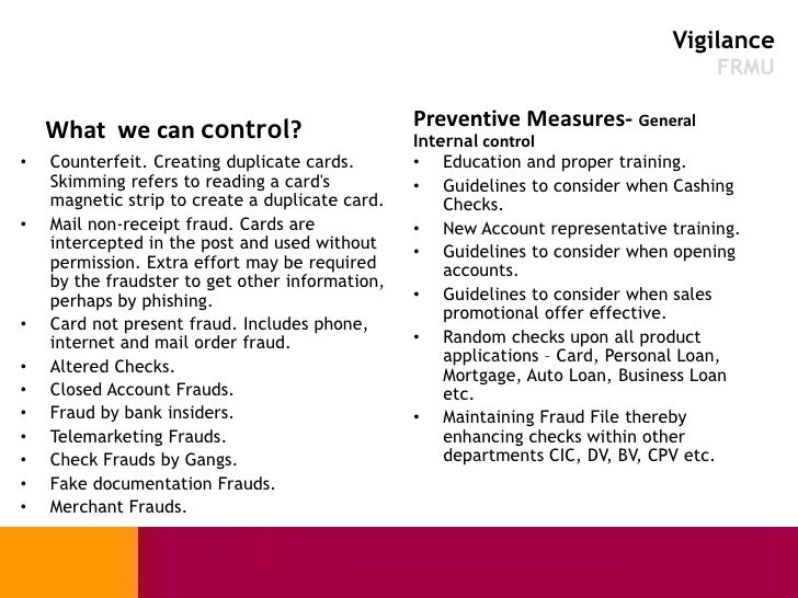 Preventive vigilance in banks picture