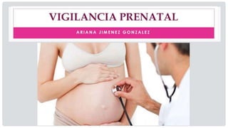 Vigilancia prenatal  