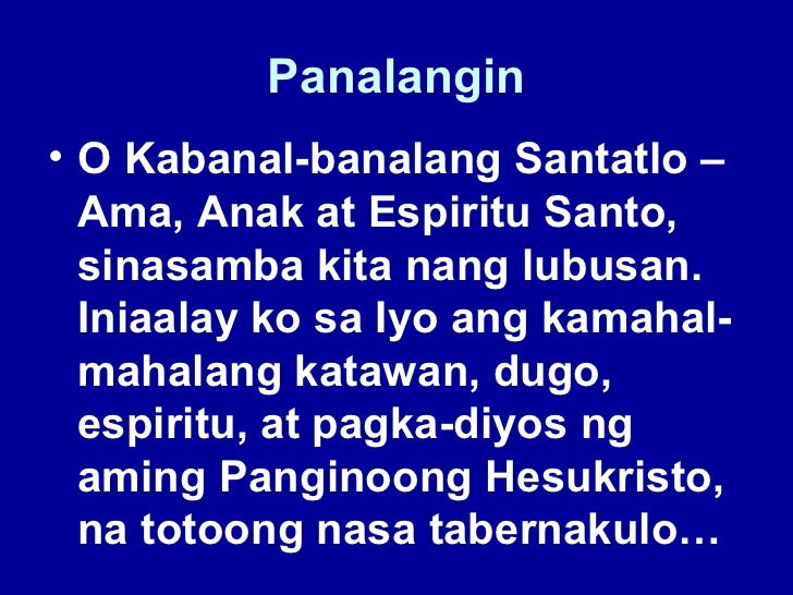 Mga Tagalog Na Panalangin Panalangin Bago Magsimula Ang Klase - Mobile