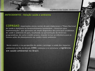 Saúde e Ambiente - Vigilância Ambiental