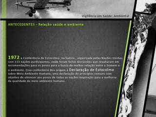 Saúde e Ambiente - Vigilância Ambiental