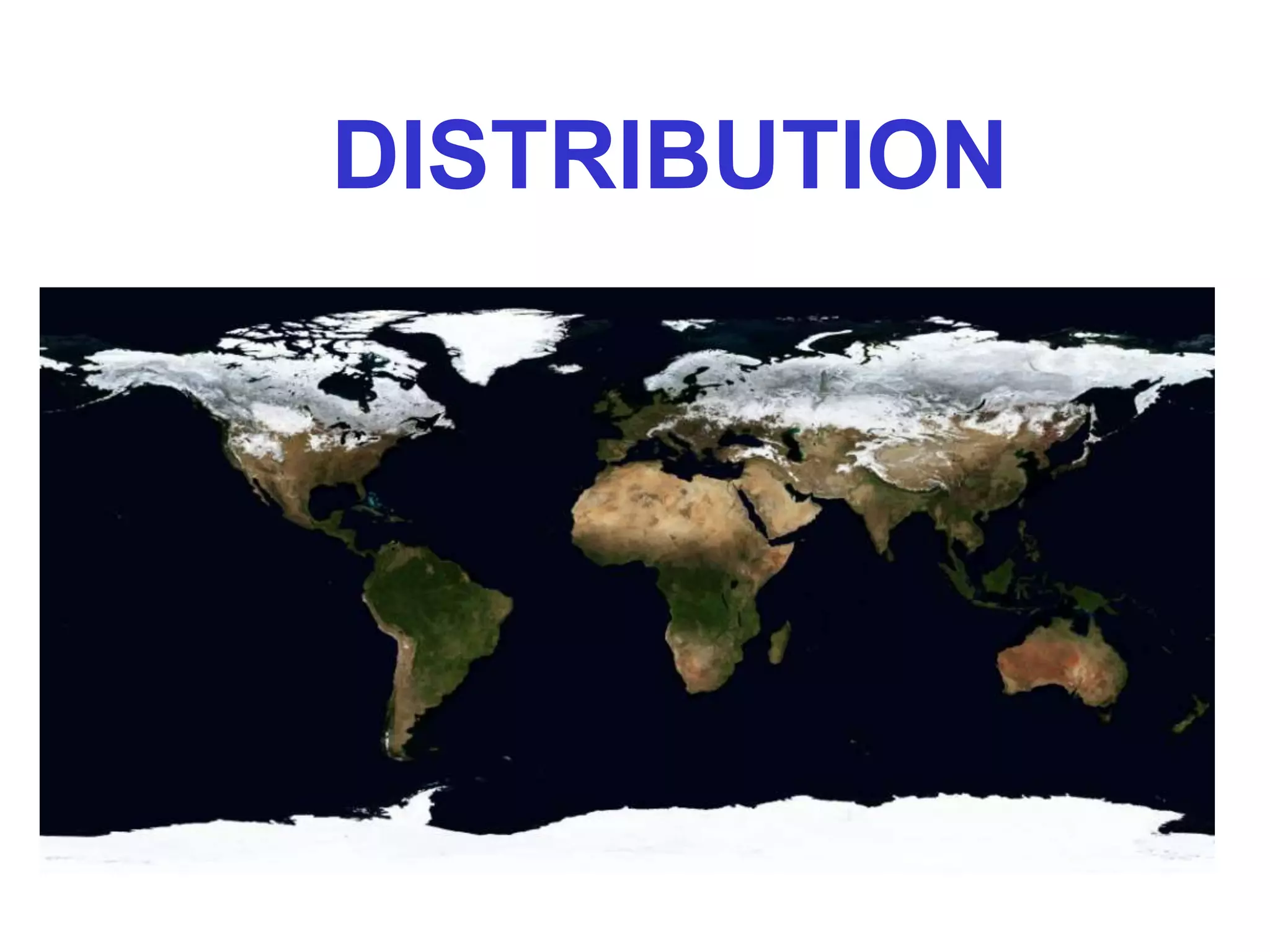 DISTRIBUTION
 