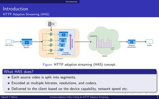 Content-adaptive Video Coding for HTTP Adaptive Streaming | PDF
