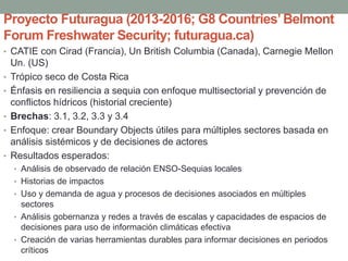 Ejemplos en llenar brechas hacia la acción en la adaptación de territorios de America Latina
