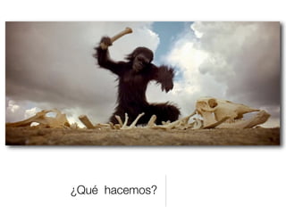 ¿Qué hacemos?
 