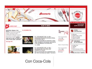 Con Coca-Cola
 