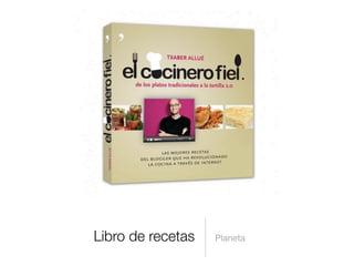 Libro de recetas Planeta
 